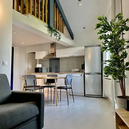 شقة Loft Avec Mezzanine - Vue Loing - Commerces A Pied