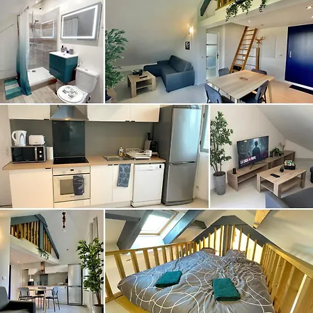 Loft Avec Mezzanine - Vue Loing - Commerces A Pied *